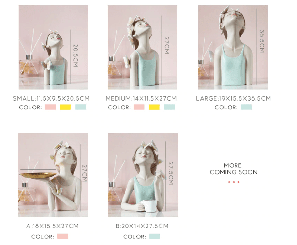 Resin Butterfly Fairy Figures - huemabe - Creative Home Decor