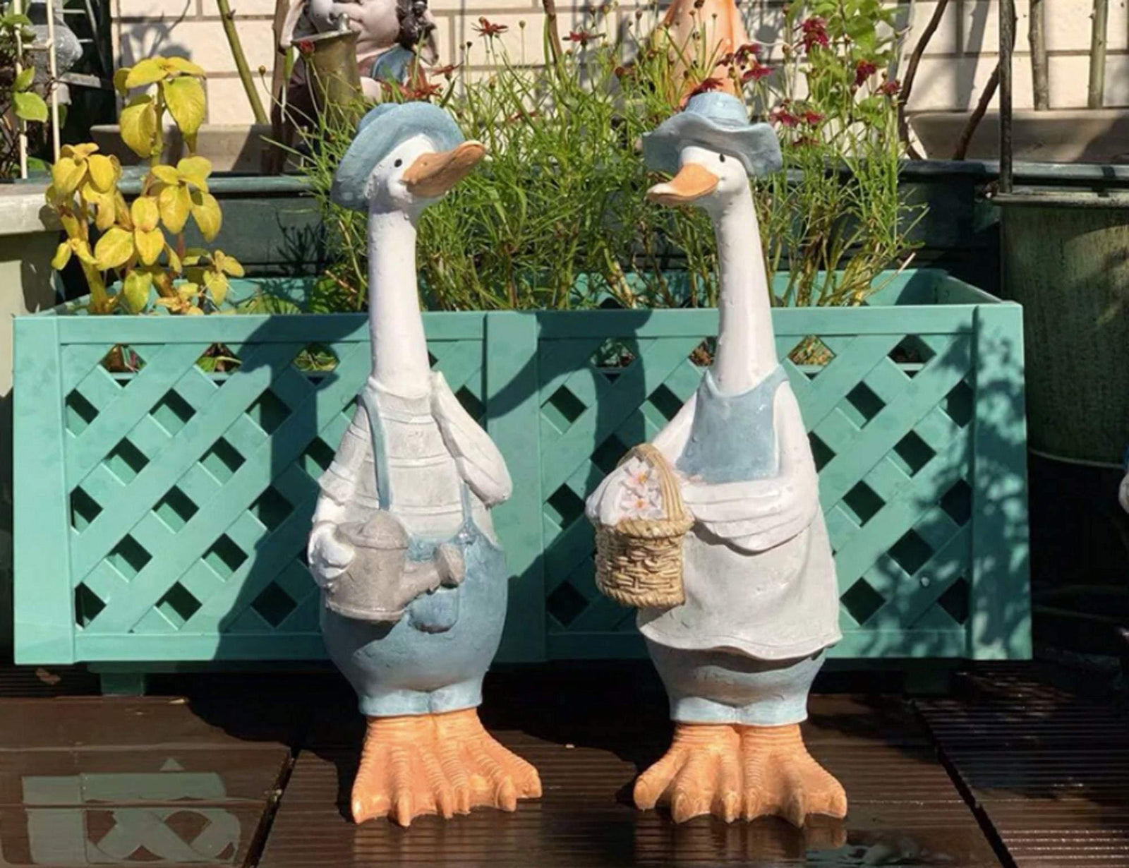Resin Duck Garden Outdoor Figurines - huemabe - Creative Home Decor