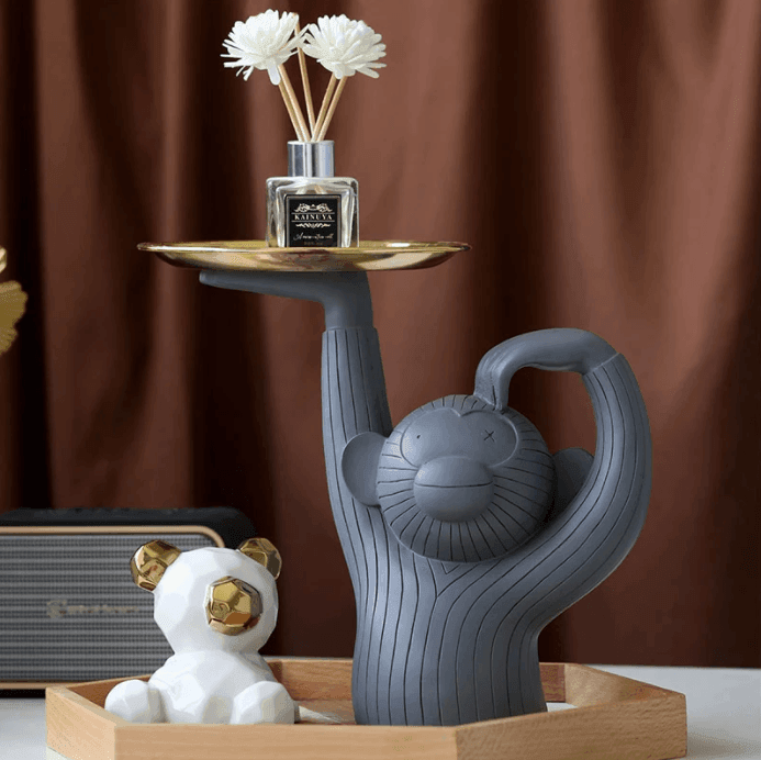 Resin Monkey Tray - huemabe - Creative Home Decor