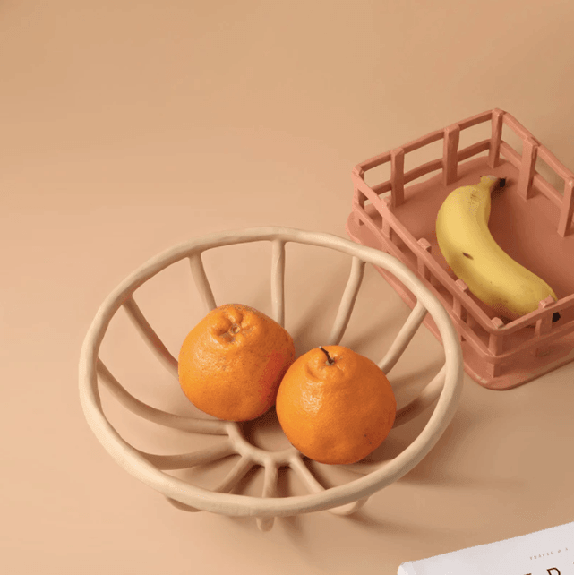 Resin Morandi Hollow Fruit Tray - huemabe - Creative Home Decor