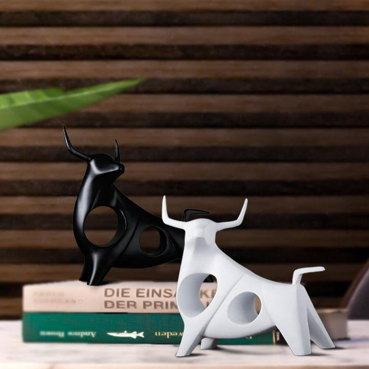 Resin Ox Figurines - huemabe - Creative Home Decor