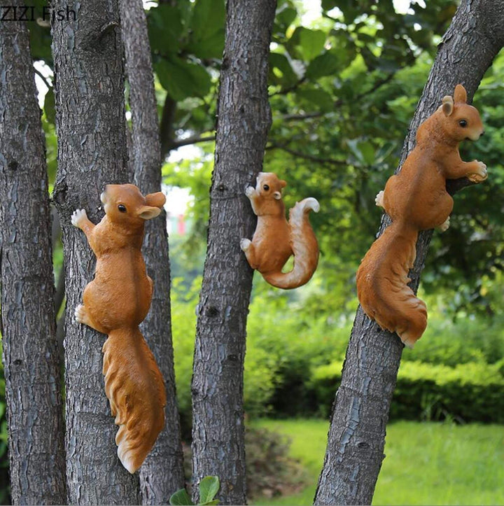 Resin Squirrel Garden Decoration - huemabe - Creative Home Decor