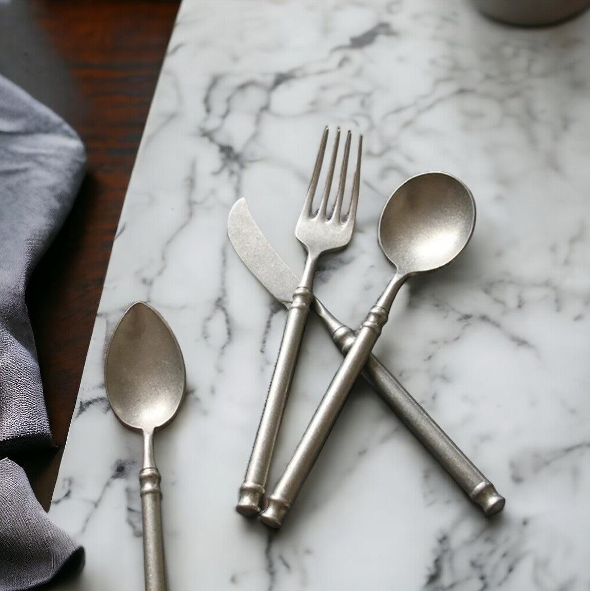 Retro 304 Stainless Steel Flatware | Cutlery - huemabe - Creative Home Decor
