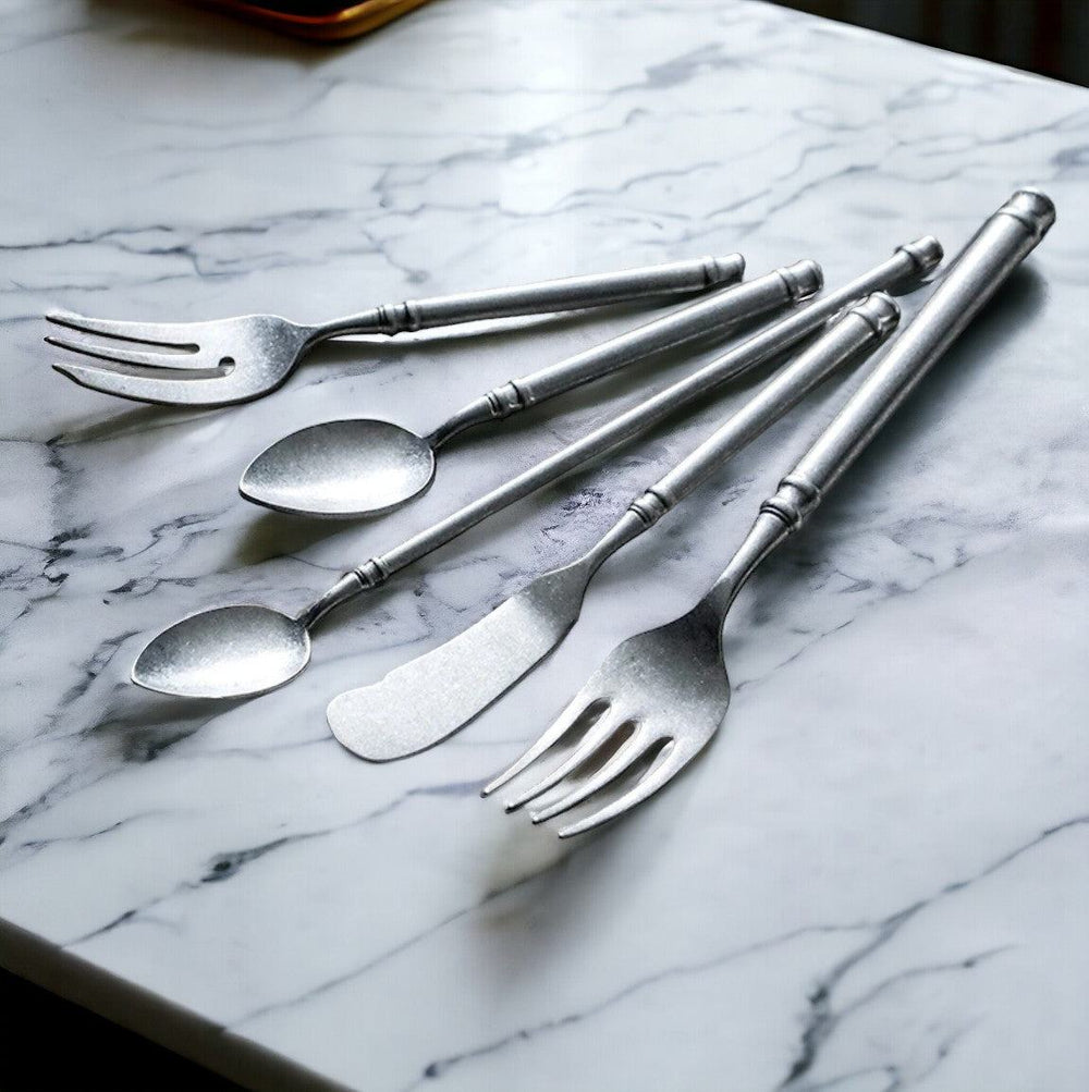 Retro 304 Stainless Steel Flatware | Cutlery - huemabe - Creative Home Decor