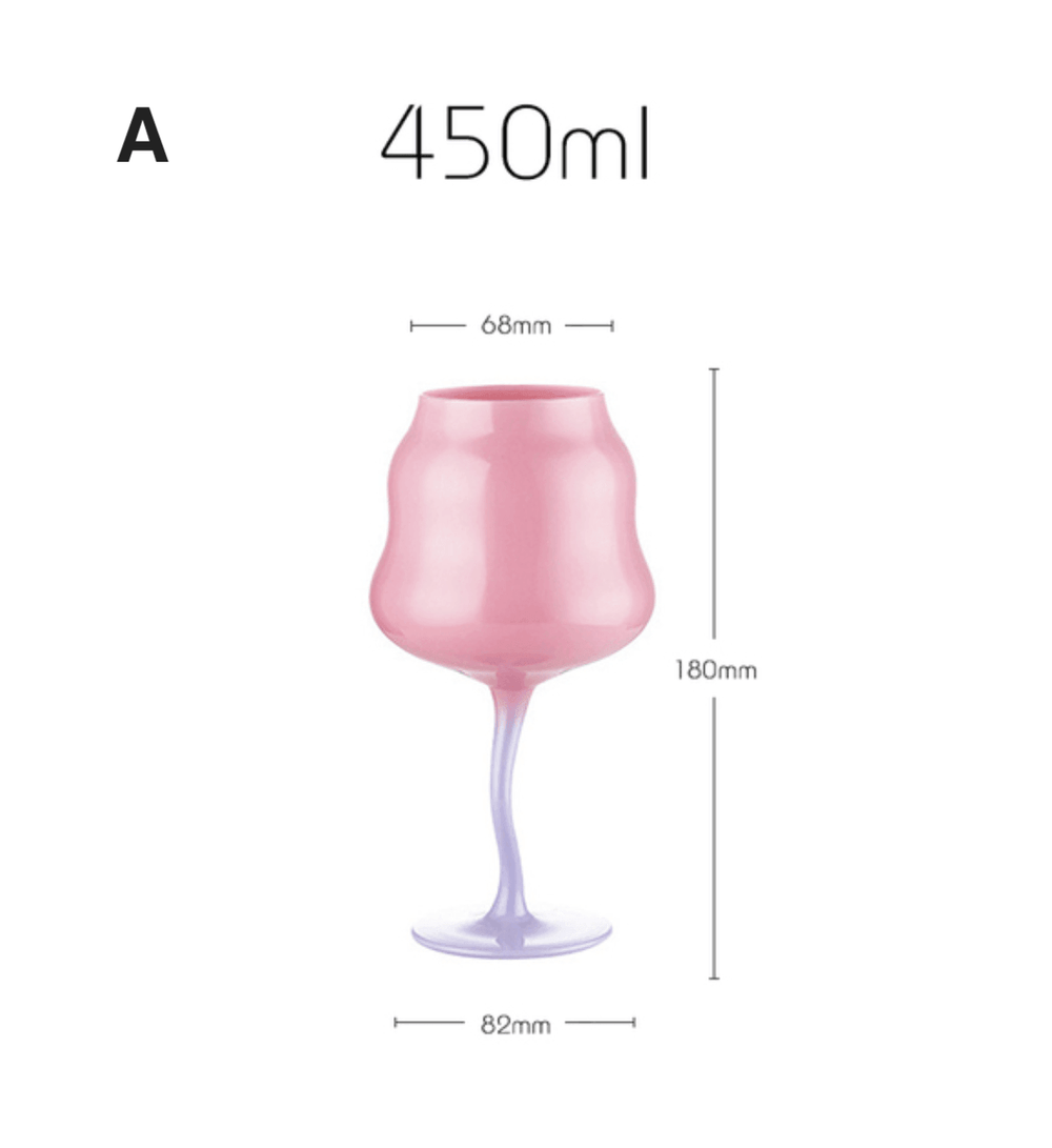 Retro Crystal Wine Glass - huemabe - Creative Home Decor