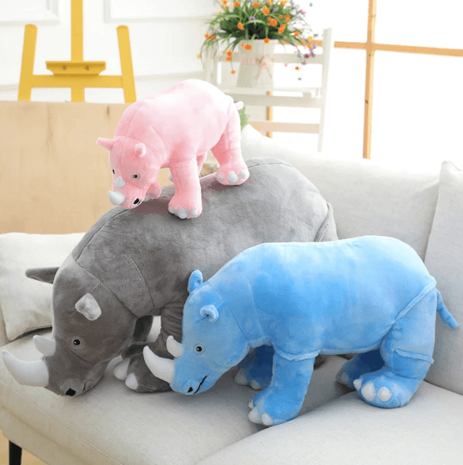 Rhinoceros Plush Toys - huemabe - Creative Home Decor