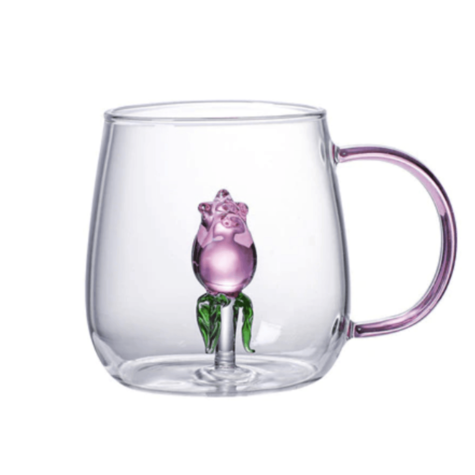 Rose Animal Shape Glass Cup - huemabe - Creative Home Decor