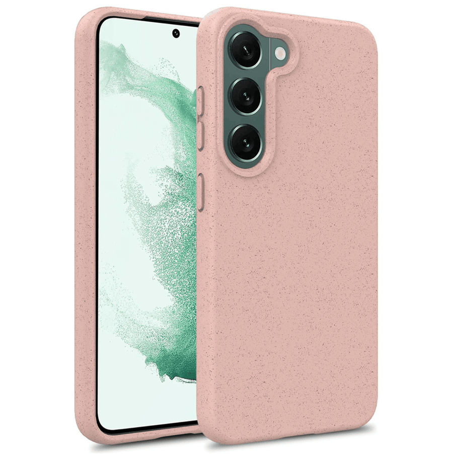 Samsung Biodegradable Wheat Straw Phone Case - Pink - huemabe - Creative Home Decor