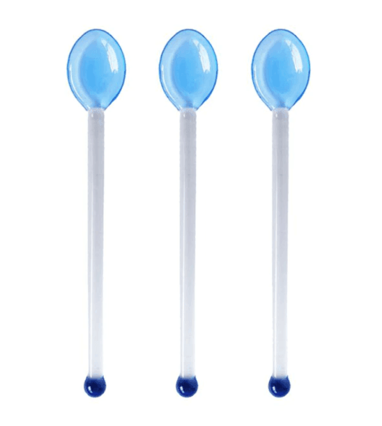 Set of 3 Glass Coffee Dessert Spoons - huemabe - Creative Home Decor