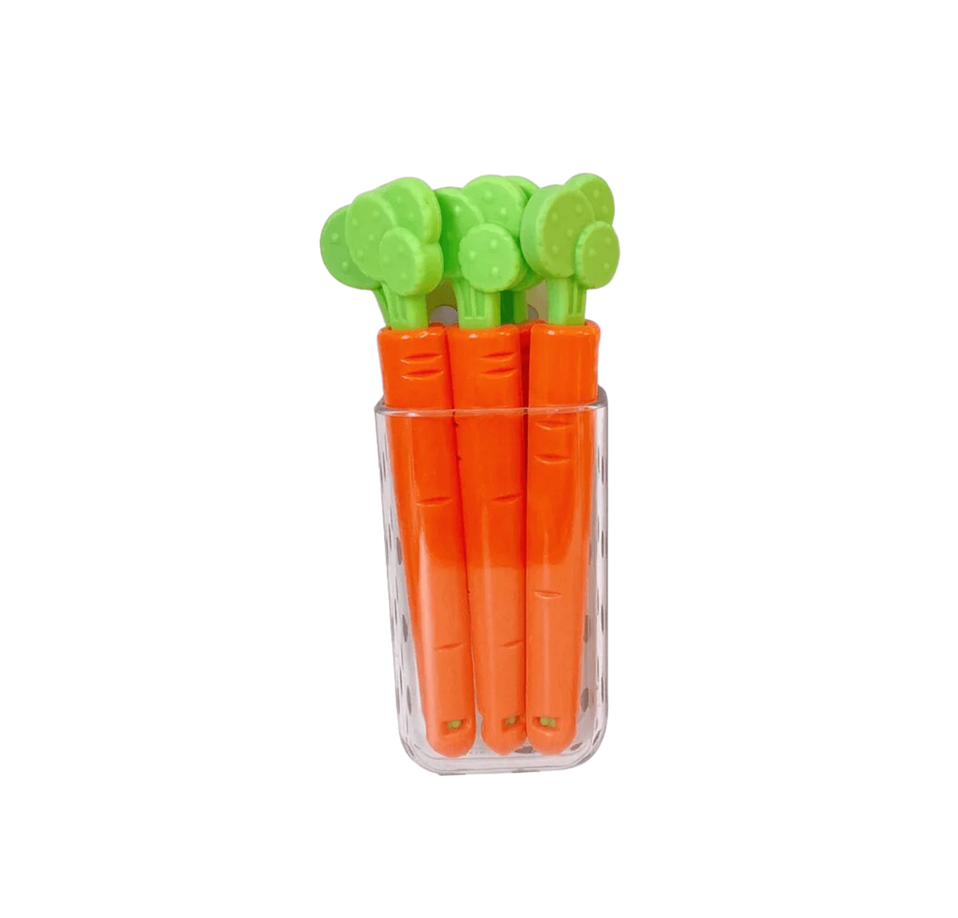 Set of 5 Carrot Bag Clips | Food Snacks Clips - huemabe - Creative Home Decor