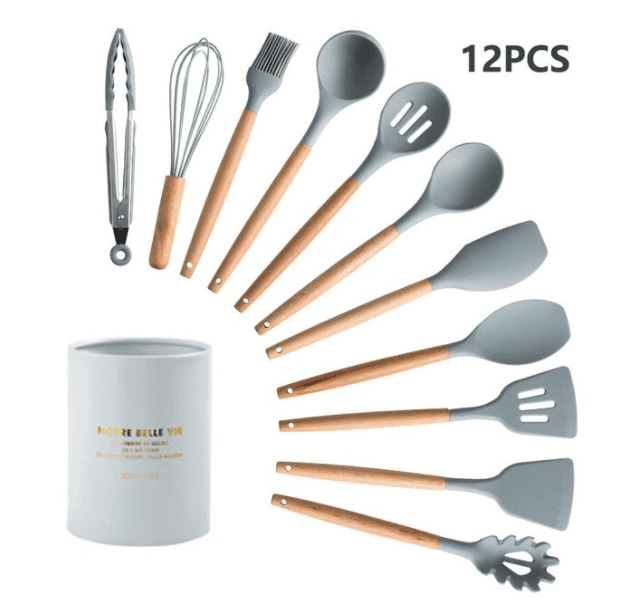 Silicone Kitchenware Cooking Utensils Set - huemabe - Creative Home Decor