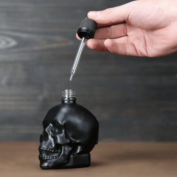 Skull Bottle Bitter Bottle - huemabe - Creative Home Decor