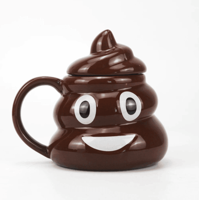 Smile Poop Ceramic Mug - huemabe - Creative Home Decor