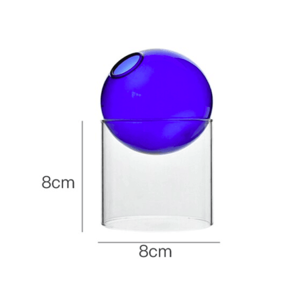 Spherical Glass Vase - huemabe - Creative Home Decor