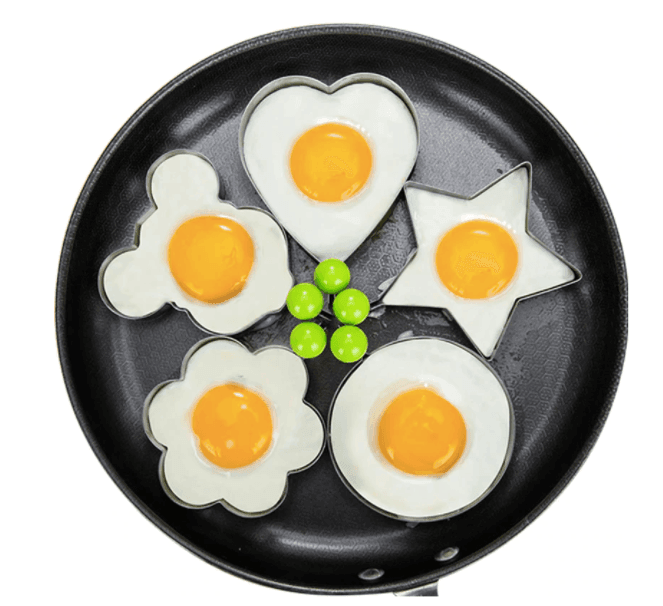 Stainless Steel 5Style Fried Egg Pancake Shaper - huemabe - Creative Home Decor