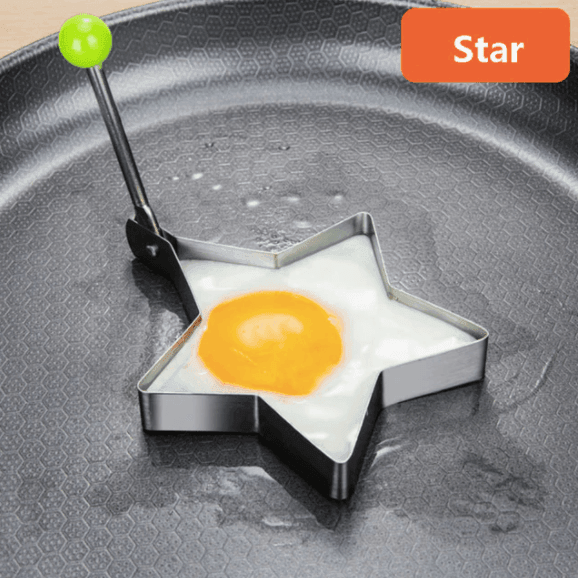 Stainless Steel 5Style Fried Egg Pancake Shaper - huemabe - Creative Home Decor