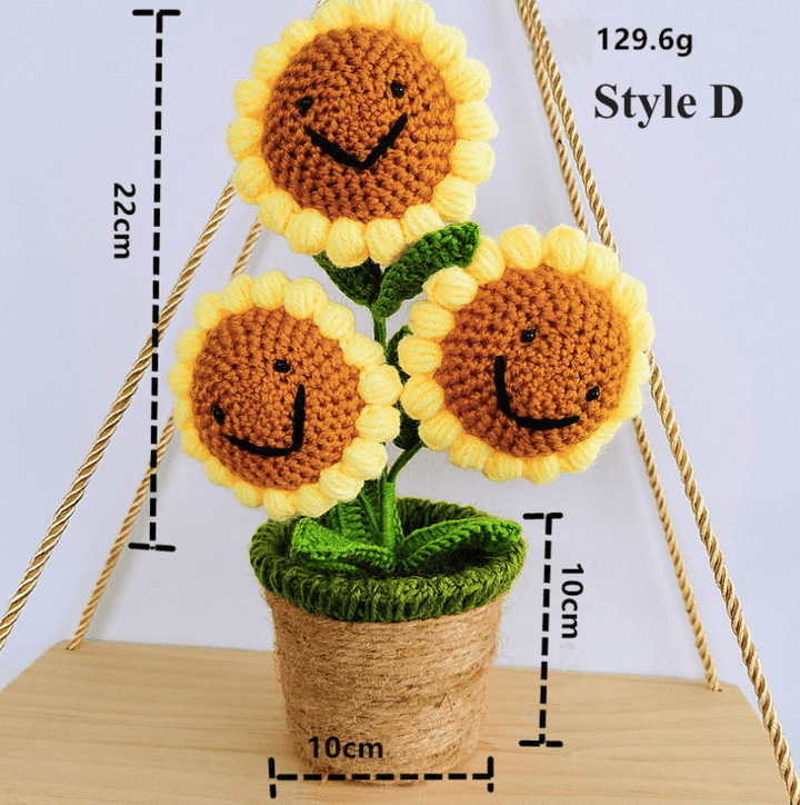 Sunflower Rose Plush Toy - huemabe - Creative Home Decor