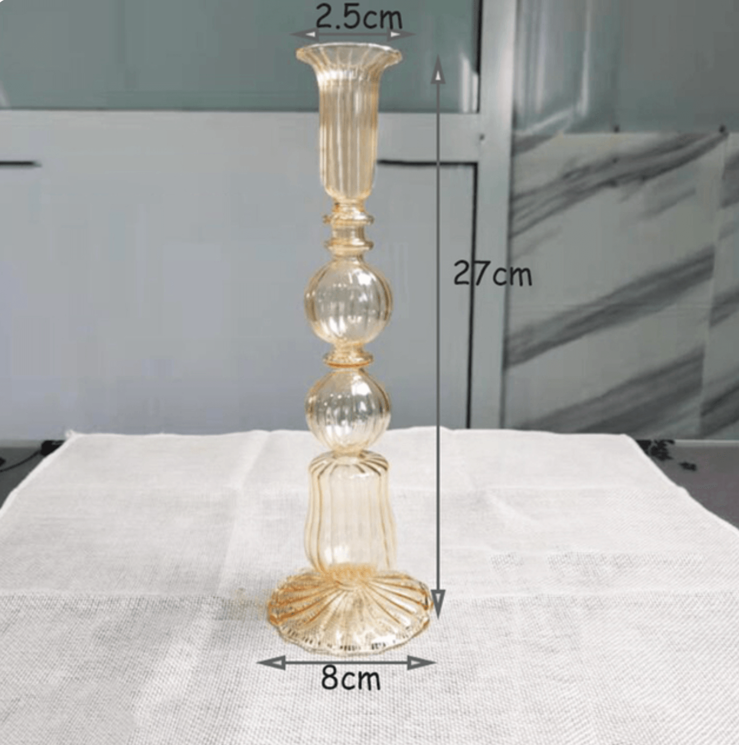 Tapered Candles Glass Candle Holder - huemabe - Creative Home Decor