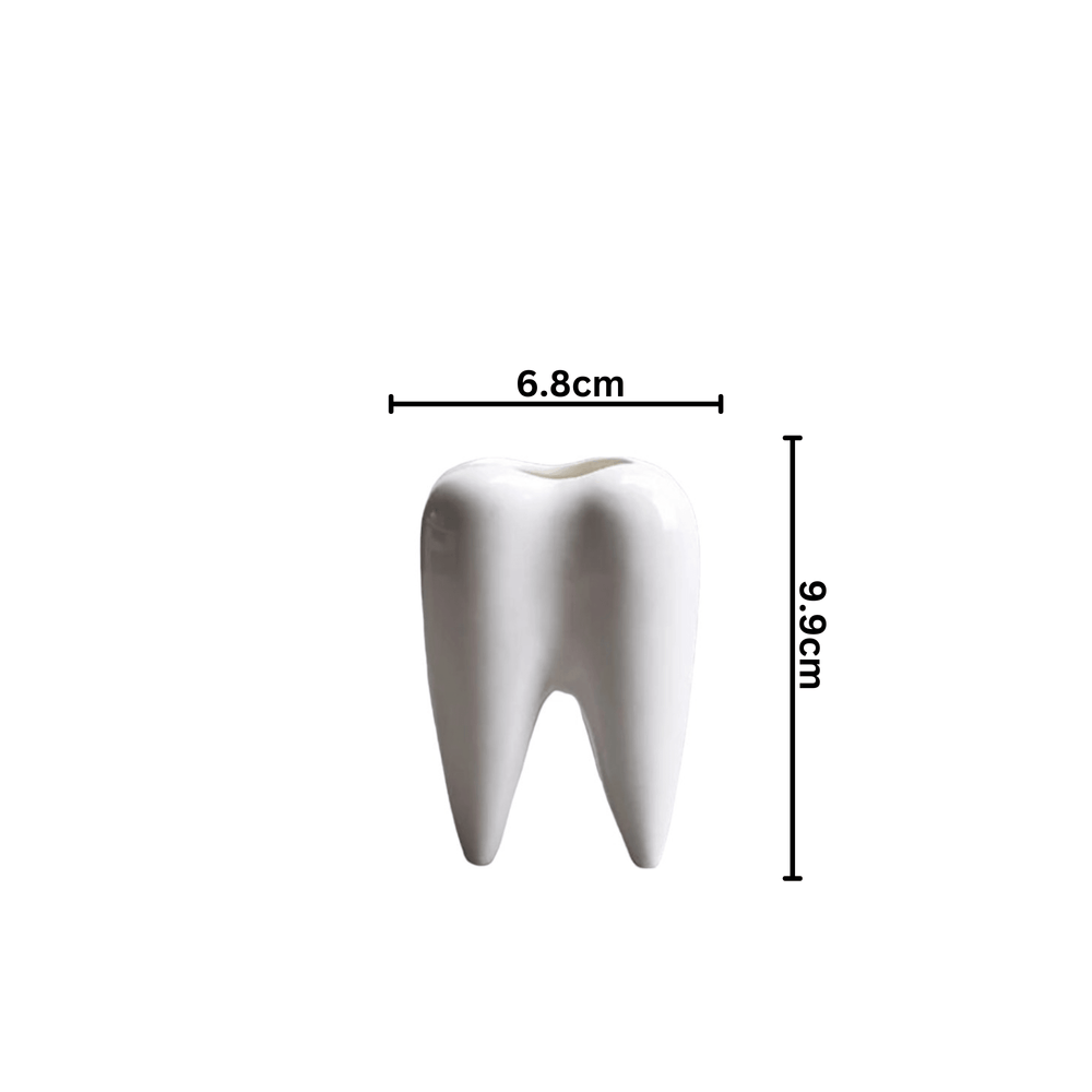 Tooth Shape Ceramic Plant Pot - huemabe - Creative Home Decor