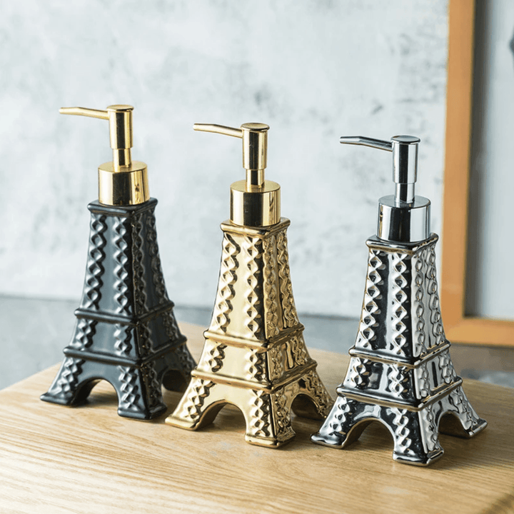 Tower Ceramic Soap Dispenser - huemabe - Creative Home Decor