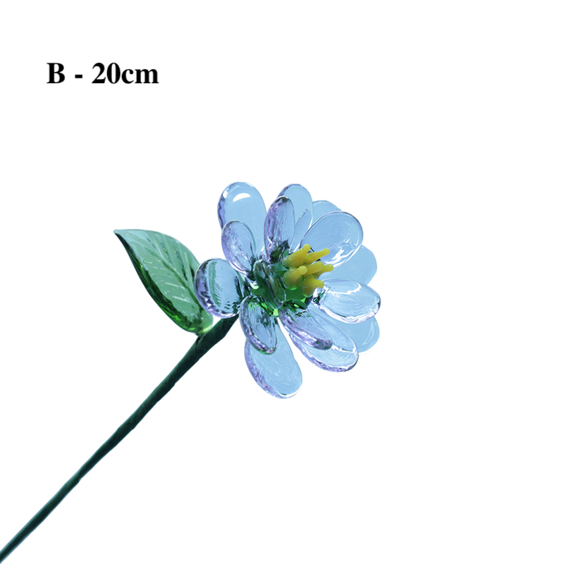 Glass Flower Bouquet – Artistic Home Décor & Ornament