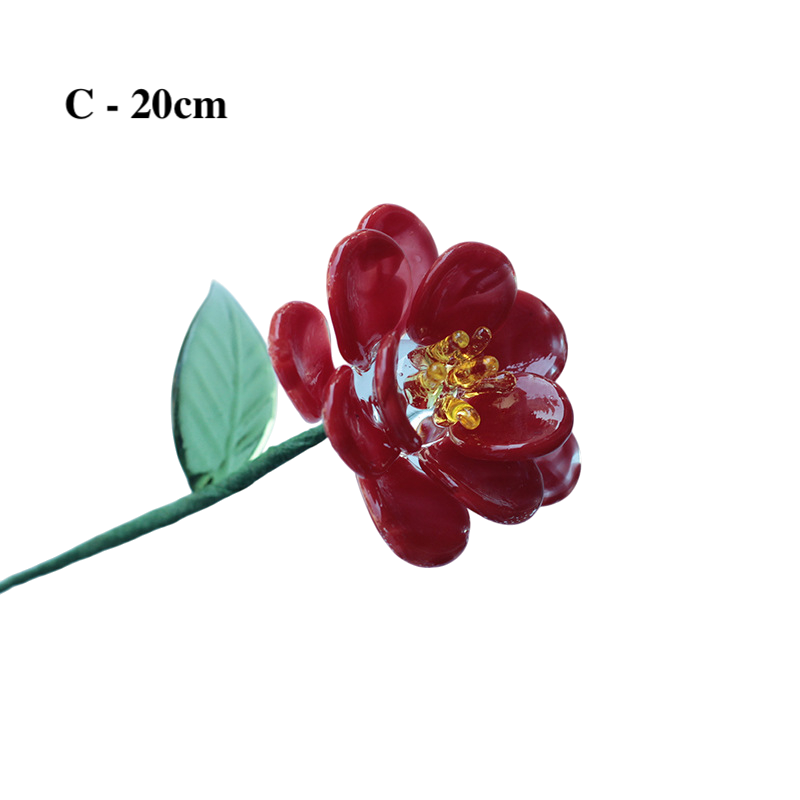 Glass Flower Bouquet – Artistic Home Décor & Ornament