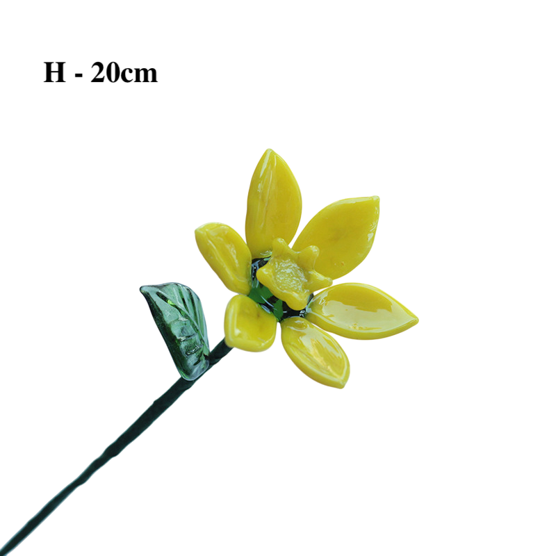 Glass Flower Bouquet – Artistic Home Décor & Ornament