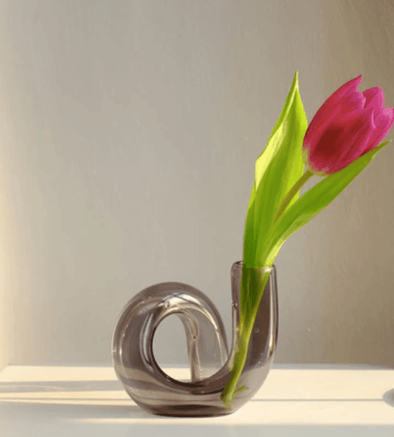 Twist Glass Candlestick Holder / Vase - huemabe - Creative Home Decor