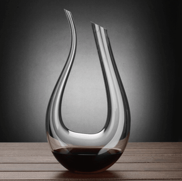 U Shape Crystal Glass Wine Decanters - huemabe - Creative Home Decor