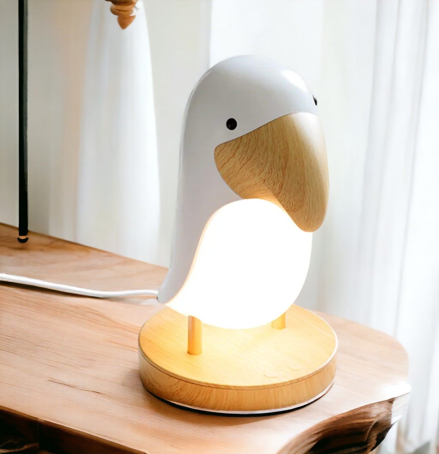 USB Rechargeable Toucan Bird LED Night Light | Table Lamp - huemabe - Creative Home Decor