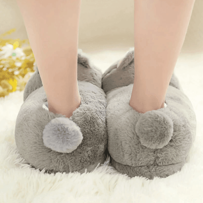 Warm Hamster Plush Slippers - huemabe - Creative Home Decor