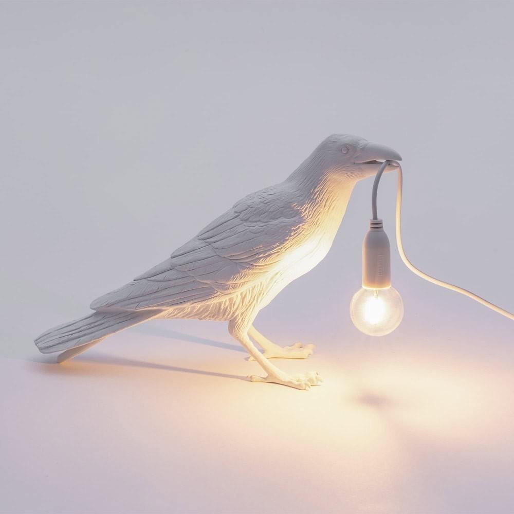 White Bird Table Lamp - huemabe - Creative Home Decor