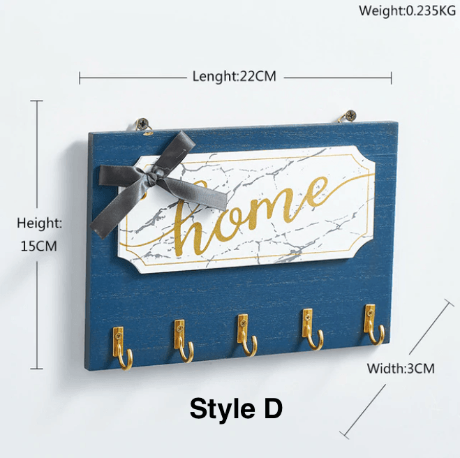 Wood Key Hanger Holder - huemabe - Creative Home Decor