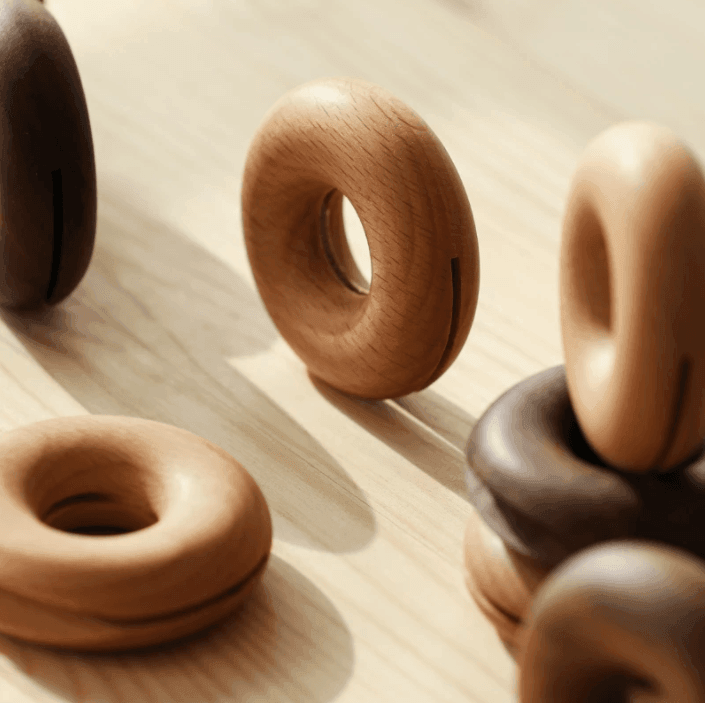 Wooden Donut Bag Clips - huemabe - Creative Home Decor