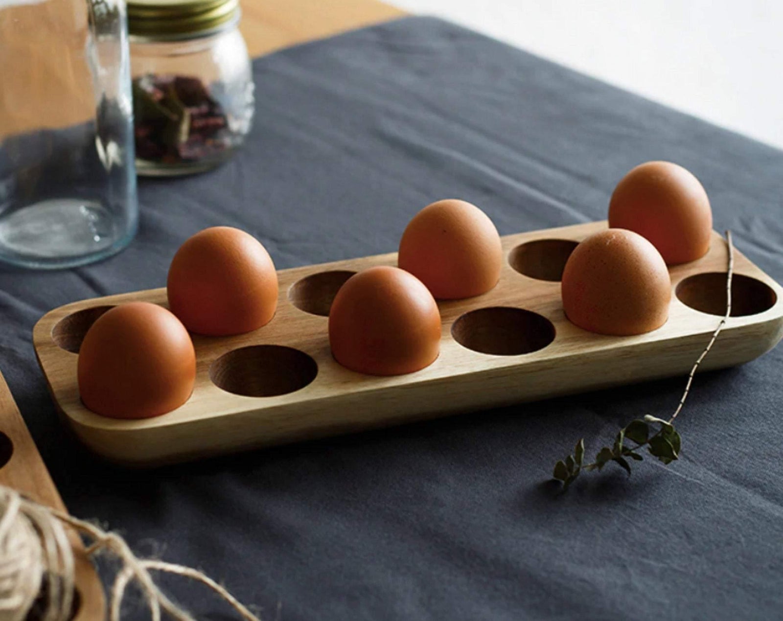 Wooden Egg Storage Tray - huemabe - Creative Home Decor