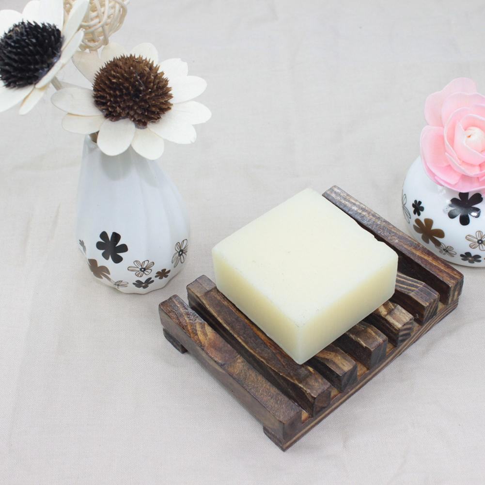 Wooden Natural Bamboo Soap Dishes Tray - huemabe - Creative Home Decor