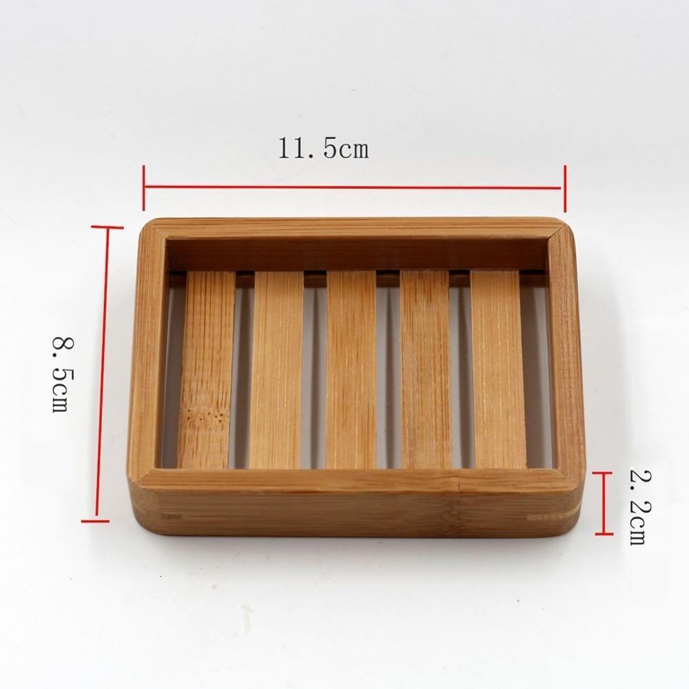 Wooden Natural Bamboo Soap Dishes Tray - huemabe - Creative Home Decor